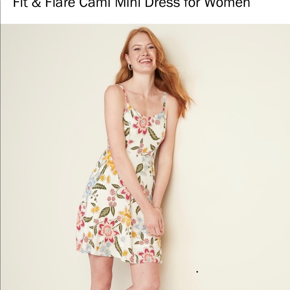 Flower print dress